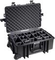 B&W Transportkoffer Outdoor - Typ 6700 - Schwarz mit variabler Facheinteilung, B&W Transportkoffer Outdoor - Typ 6700 - Schwarz mit variabler Facheinteilung,
