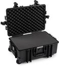 B&W Transportkoffer Outdoor - Typ 6700 - Schwarz mit W&uuml;rfelschaum, Trolley...