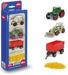 Siku 6304, Geschenkset - Landwirtschaft, 4-teilig, Metall/Kunststoff, Multicolor,