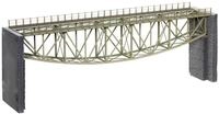 NOCH Fischbauchbr&uuml;cke, Laser-Cut Modellbau Br&uuml;cke mit Br&uuml;ckenk&ouml;pfen f&uuml;r H0...