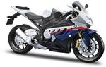 Maisto BMW S1000 RR: Originalgetreues Motorradmodell 1:12, mit beweglichem St&auml;nder,