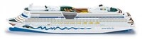 Siku 1720, Kreuzfahrtschiff AIDAluna, 1:1400, Metall/Kunststoff, AIDA-Optik,...