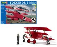 Revell RV04744 Modellbausatz Flugzeug 1:28 - Fokker Dr.1 Manfred von Richthofen...