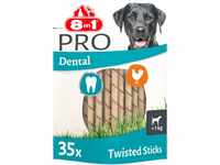 8in1 Pro Dental Twisted Sticks - gesunde Kaustangen für Hunde zur Zahnpflege, 35