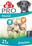 8in1 Pro Dental Knochen XS - gesunde Kauknochen f&uuml;r mini Hunde zur Zahnpflege,...