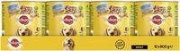 Pedigree Dose Adult mit 5 Sorten Gefluegel, 12er Pack (12 x 800 g)