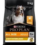 Pro Plan 10745/4154 Purina Hund Alle Gr&ouml;&szlig;en Erwachsene Licht mit sterlised reich an