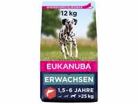 Eukanuba Hundefutter mit Lachs & Gerste für große Rassen - Trockenfutter für
