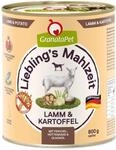 GranataPet Liebling's Mahlzeit Lamm & Kartoffel, 6 x 800g, mit Fenchel