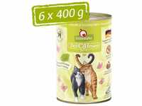 GranataPet Delicatessen Fasan & Kaninchen, 6 x 400 g, Nassfutter für Katzen,