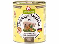 GranataPet Liebling's Mahlzeit Geflügel & italienischer Schinken, Nassfutter...