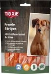 TRIXIE Hundeleckerli Premio Cheese Chicken Stripes, zuckerfrei &ndash; 100 g