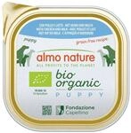 almo nature Bio Organic Puppy Nassfutter mit Huhn, 9er Pack (9 x 300 g)