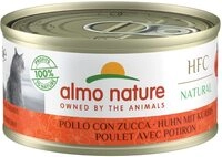 almo nature HFC Natural Katzenfutter nass -Huhn mit Kürbis 24er Pack (24 x 70g)