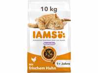 IAMS Anti-Haarballen Katzenfutter trocken mit Huhn - Trockenfutter für Katzen...