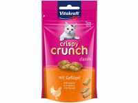 Vitakraft Crispy Crunch, knusprige Snackkissen gefüllt mit Geflügel,...
