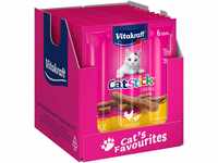 Vitakraft Cat Stick Classic, Katzensnack, fleischige Mini-Sticks, mit Geflügel...