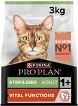 Nestl&eacute; PET-247489 Pro Plan sterilisiertes Salmon (3kg)