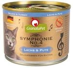 GranataPet Symphonie No. 4 Lachs & Pute, Katzenfutter ohne Getreide &...