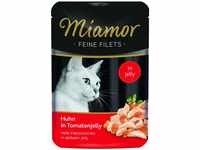 Miamor Feine Filets in Jelly Huhn in Tomatenjelly 24x100g