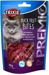 Trixie Katzensnack Premio Duck Filet Bites - leckere Katzenleckerlis mit Ente - aus