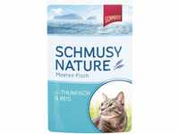 Schmusy Katzenfutter Thunfisch & Reis 100 g, 24er Pack (24 x 100 g)