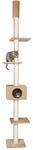 Karlie 34700 Kratzbaum Cometa mit Deckenspanner L: 35 cm B: 35 cm H: 263 cm beige
