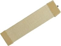 Nobby Kratzbrett mit Pl&uuml;sch, beige 61 x 15 cm, 1 St&uuml;ck