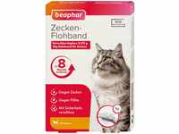 beaphar Zecken-Flohband Katze | Wirkt 8 Monate gegen Zecken & Flöhe | Mit