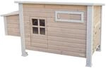 Kerbl Hobbyfarming H&uuml;hnerstall Emma, 146x74x85cm, Spie&szlig;tanne, 2X Sitzstangen, 2X