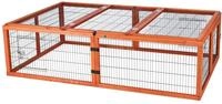 TRIXIE Freilaufgehege mit Abdeckung - braun 174 &times; 48 &times; 109 cm