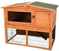 Trixie 62321 natura Kleintierstall mit Freilaufgehege, 124 &times; 102 &times; 78 cm,...