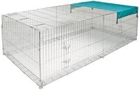 Kerbl Pet Freigehege mit Ausbruchsperre, 230 x 115 x 70 cm, mit