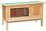 Kerbl Pet Nagerhaus Fred, Kleintierstall, Nagerstall, braun, 100x45x62cm, Holz,