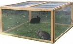 Kerbl Pet Freigehege Vario, 120 x 120 x 59 cm, 6 Elemente, flexibel aufbaubar,