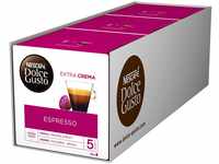 NESCAFÉ Dolce Gusto Espresso, 48 Kaffeekapseln, 100% edle Arabica Bohnen,