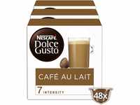 NESCAFÉ Dolce Gusto Café au Lait mit cremigem Milchschaum, 3er Pack (3x16...
