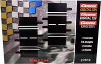 Carrera - 20020612 20020612 - Exclusiv/Evolution 1/4 Gerade 2 St&uuml;ck, &uacute;nico