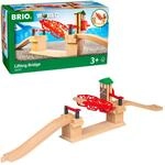 BRIO World 33757 Hebebr&uuml;cke - Eisenbahnzubeh&ouml;r Holzeisenbahn - Kleinkinderspielzeug
