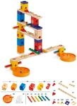 Hape Quadrilla Music Motion, Murmelbahn Set aus Holz, ab 4 Jahre