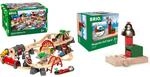 BRIO World 33052 Stra&szlig;en & Schienen Bahn Set Deluxe &ndash; Stra&szlig;en & Schienen