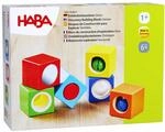 HABA Erkundungssteine &ndash; Sinnesbausteine aus Holz ab 1 Jahr &ndash; 6 sensorische