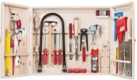 Pebaro 419 Profi-Laubs&auml;geschrank, 33 Teile, komplettes Set im Holzschrank,