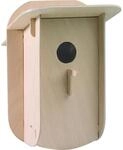 Pebaro 878 Holzbausatz Nistkasten, 3D Puzzle Vogelhaus / Garten, Modellbausatz,