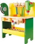 small foot 1538 Werkbank "Christian" aus Holz, Holzspielzeuge inkl. Schrauben,