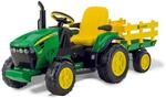 Peg Perego John Deere Ground Force inkl. Anh&auml;nger 12 V IGOR0047, gr&uuml;n und gelb