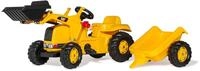 Rolly Toys 23288 - Traktor mit Lader und Anh&auml;nger, gelb