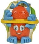Simba 107113021 - Eimergarnitur mit F&uuml;&szlig;en, Sandspielzeug, Sandkasten,