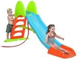 FEBER - Rutsche 10 Wasserrutsche, mit Schlauchloch, rutschfeste Treppe, Mehrfarbig,