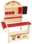 roba Kaufladen 'Tante Emma', Holz natur, mit Theke, Tafel, Seitentheke &...